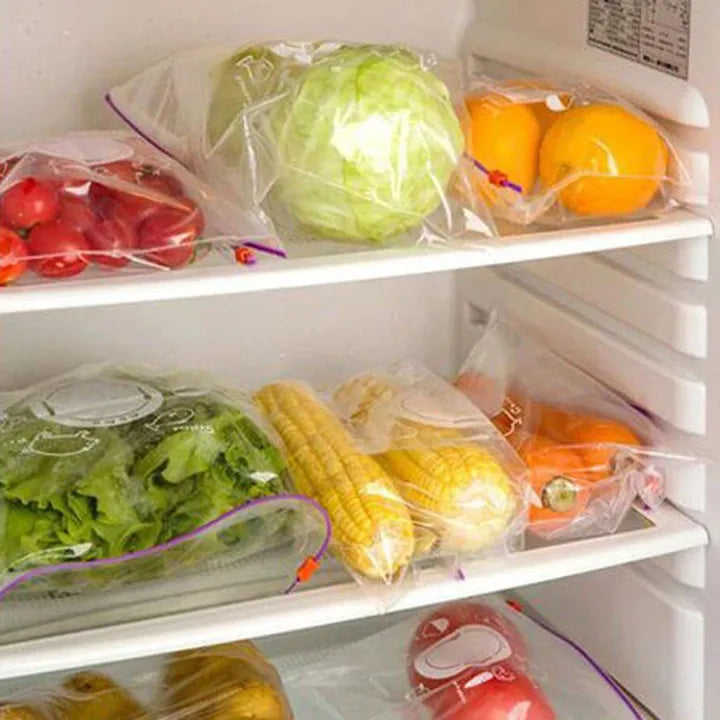 Reusable Zip Lock Meat Storage Bags, Multi Use Transparent Food Saver Pouches, Reusable Meat Keeper Zip Bags, Eco Zip Food Preservation Bags, Fridge-Fresh Zip Lock Storage Bags, Transparent Freezer Bags Reusable Zip Lock Meat Storage Bags, Multi Use Transparent Food Saver Pouches, Reusable Meat Keeper Zip Bags, Eco Zip Food Preservation Bags, Fridge-Fresh Zip Lock Storage Bags, Transparent Freezer Bags